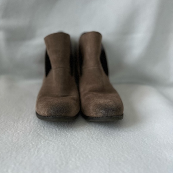 Metoo Size 7 Tan Suede Ankle Booties - Picture 11 of 11
